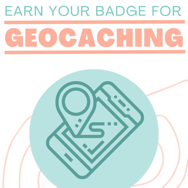 Geocaching Badge Girl Scout Junior