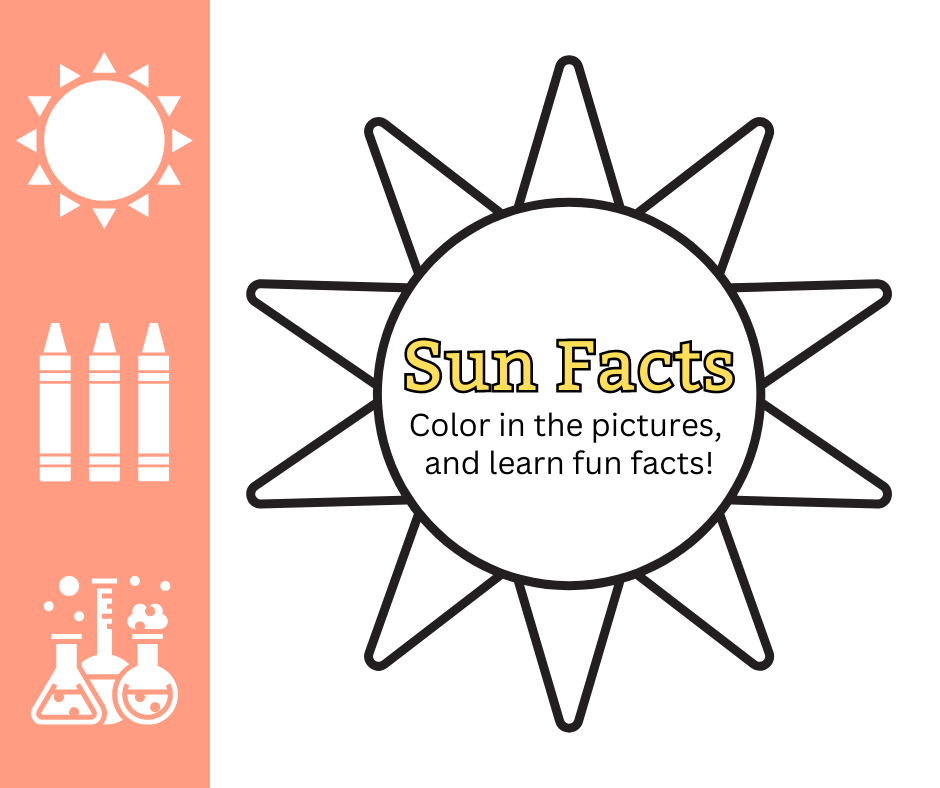 Sun Facts Coloring Worksheet